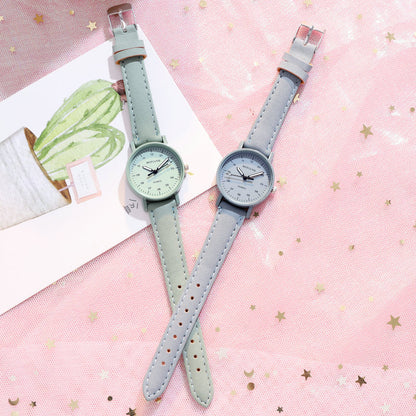Korean Version Of The Simple Temperament Ins Wind Girl Middle School Student Girl Small Fresh Antique Forest Ladies Antique Watch