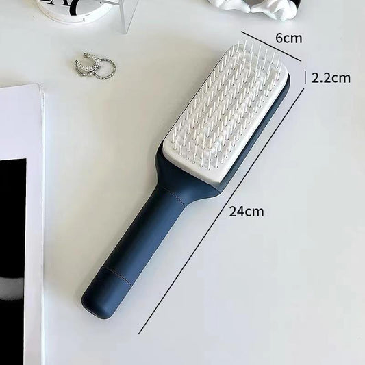 Rotary Lifting Hair Comb One-button Cleaning Telescopic Massage Comb Air Cushion Air Bag Comb Women&#039;s Anti-static Hair Comb