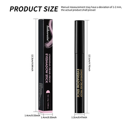 Cross-border Lakerain Cream Eyeshadow Stick Matte Pearlescent Gradient Eyeshadow One-touch Molding Lazy Eyeshadow Pen