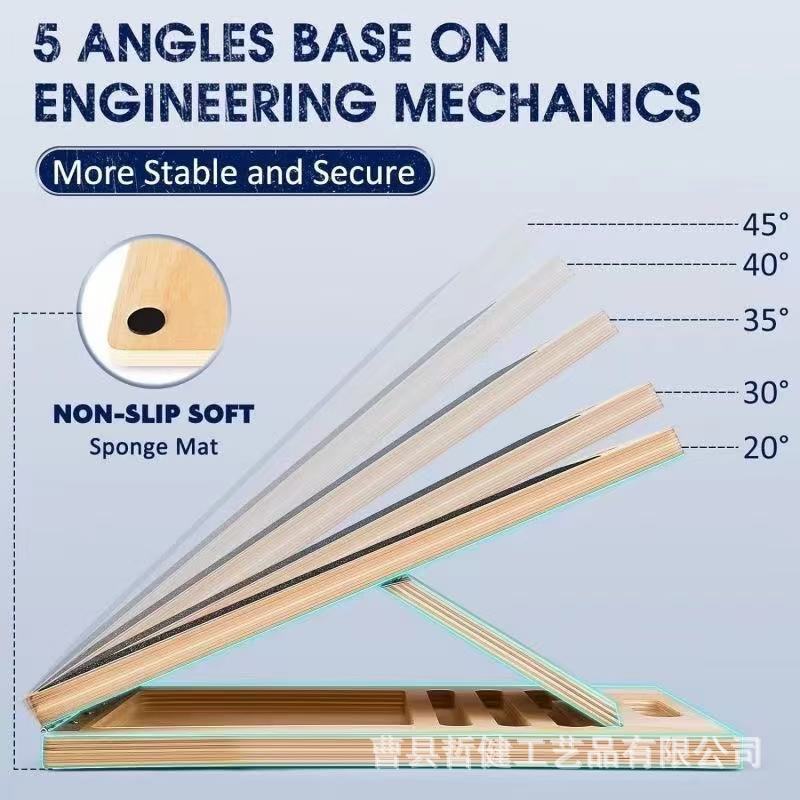 Wooden Stretch Board Calf Stretch Adjustable Achilles Tendon Stretch Sloping Board Exercise Gym Rehabilitation Leg Equipment