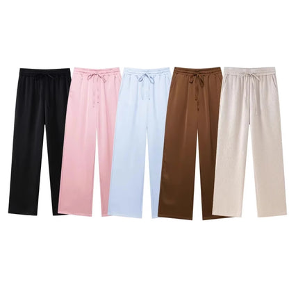 Women&#039;s AliExpress INS Explosions Crease Suit Jacket Casual Pants Suit
