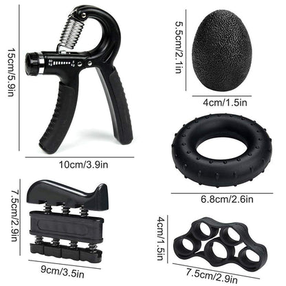 Adjustable Grip Suit Five-finger Tension Exerciser Wrist Trainer Fitness Five-piece Set