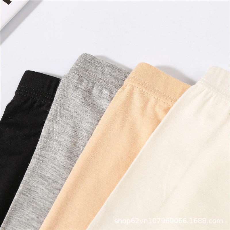Modal Cropped Pants Five-point Shorts Safety Pants Women&#039;s Anti-running Stretch High Waist Leggings Summer Thin New Trend