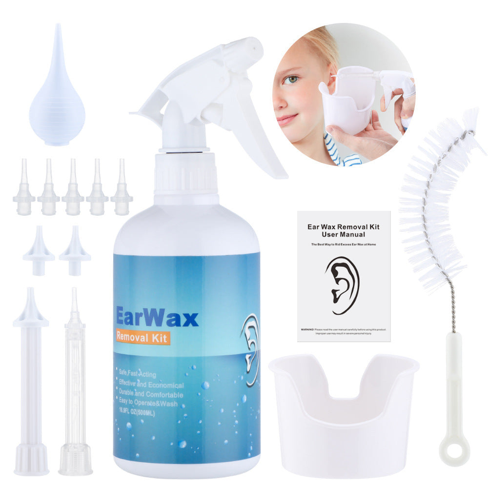 Cross-border Amazon Ear Washing Set Ear Washing Device Tool Set 500ml Ear Washing Artifact Wholesale