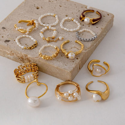 Natural Real Pearl Ring