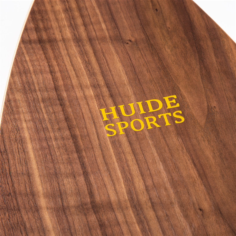 New North American Walnut Skin Fish-shaped Balance Board Wooden Fitness Board Ski Yoga Training Balance Board Bending Board