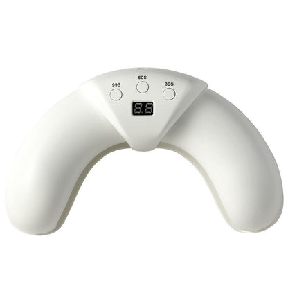 Folding Nail Lamp Phototherapy Machine Quick Dry U-shaped Non-black Hand LED Portable Nail Glue Baking Lamp