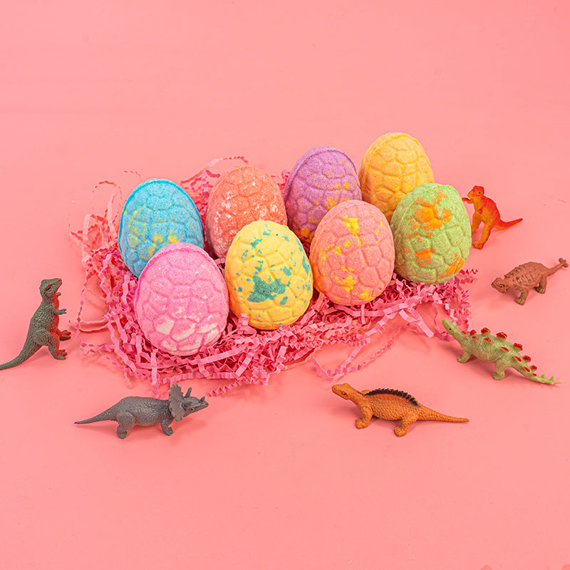 Amazon In Stock Dinosaur Egg Bath Salt Ball Children&#039;s Toy Bath Ball Essential Oil Explosion Salt Bath Ball Aromatherapy Bubble Bomb