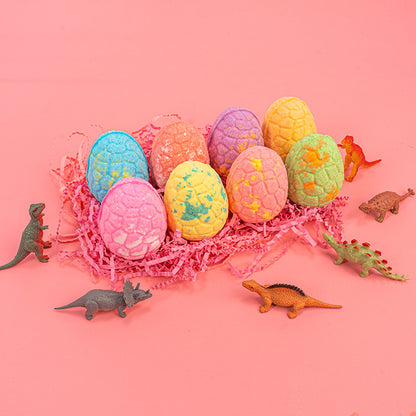 Amazon In Stock Dinosaur Egg Bath Salt Ball Children&#039;s Toy Bath Ball Essential Oil Explosion Salt Bath Ball Aromatherapy Bubble Bomb