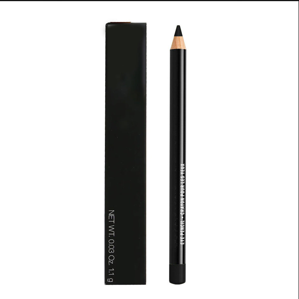 Neutral Logo-free Wooden Pole Matte Waterproof And Sweat-proof Black Brown Eyeliner Pencil