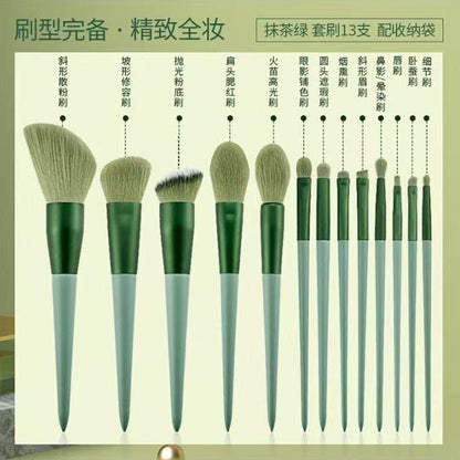 Makeup Brush Suit High Sense 13 Set Of Three Brush Super Soft Wool Eyeliner Brush Beauty Makeup Tools Makeup Brush Set Brush
