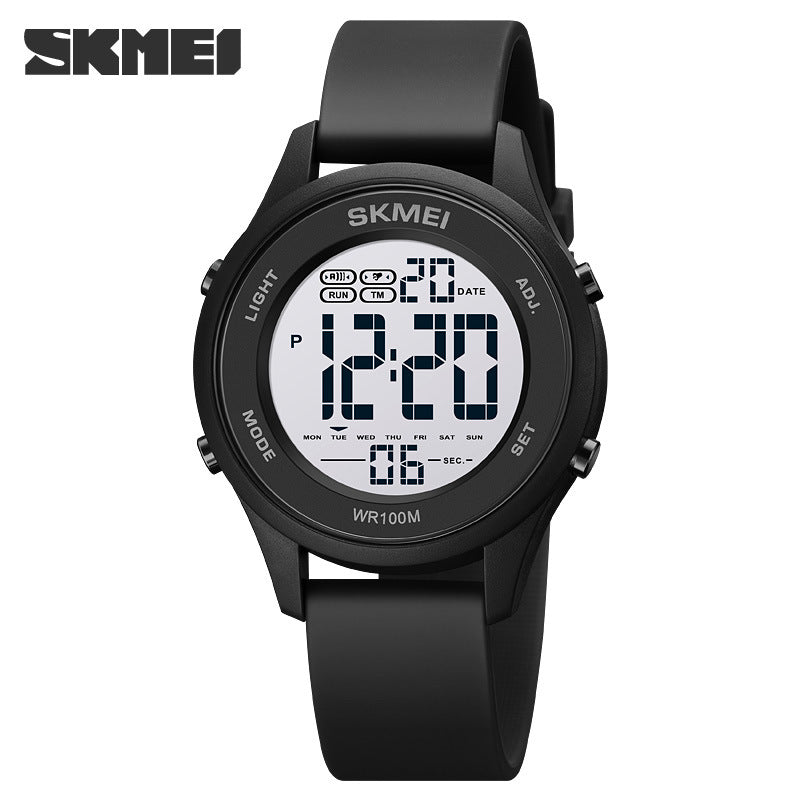 Skmei A Generation Couple Electronic Watch 1758 Ultra-thin Multi-function Watch Female Student Chronograph Waterproof Watch