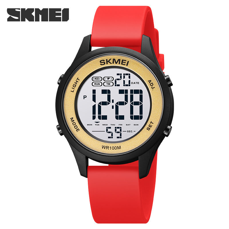 Skmei A Generation Couple Electronic Watch 1758 Ultra-thin Multi-function Watch Female Student Chronograph Waterproof Watch