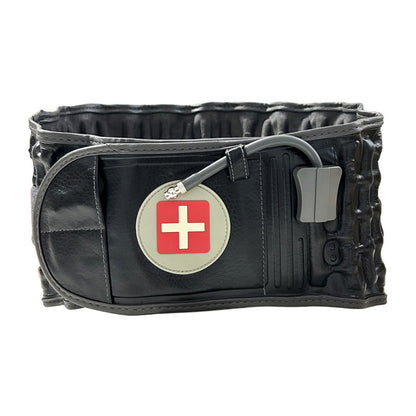 Inflatable Waist Belt Pu Leather Lumbar Disc Protrusion Relieves Low Back Pain Adult Support Fixed Waist Protector
