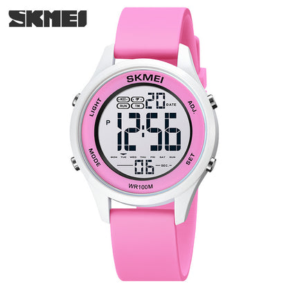 Skmei A Generation Couple Electronic Watch 1758 Ultra-thin Multi-function Watch Female Student Chronograph Waterproof Watch