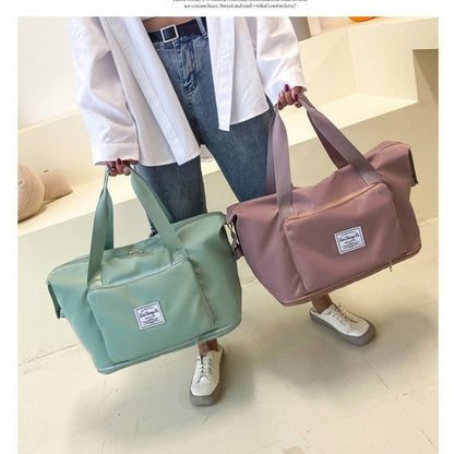 Women&#039;s Folding Portable Large Capacity Short-distance Travel Duffel Bag Storage Bag For Swimming Yoga Fitness Bag