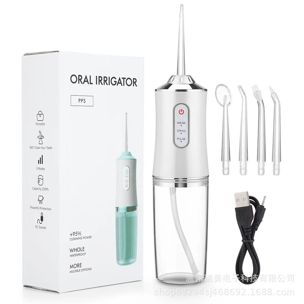 Portable Electric Dental Irrigator Household Dental Cleaner Oral Care Water Spray Dental Floss Manufacturers Wholesale