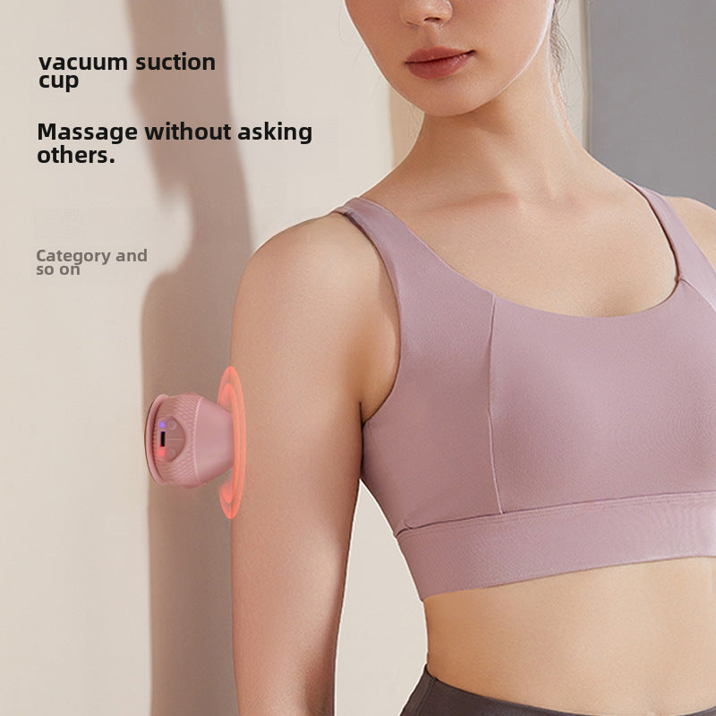 Electric Fascia Ball Adsorption Plantar Shoulder Neck Waist Fascia Relaxation Vibration Hot Compress Silicone Massage Instrument Massage Ball