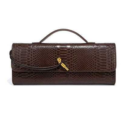 Women&#039;s Evening Bag In Hand Retro Stone Pattern Chinese Baguette Bag Organ All-match Single Shoulder Oblique