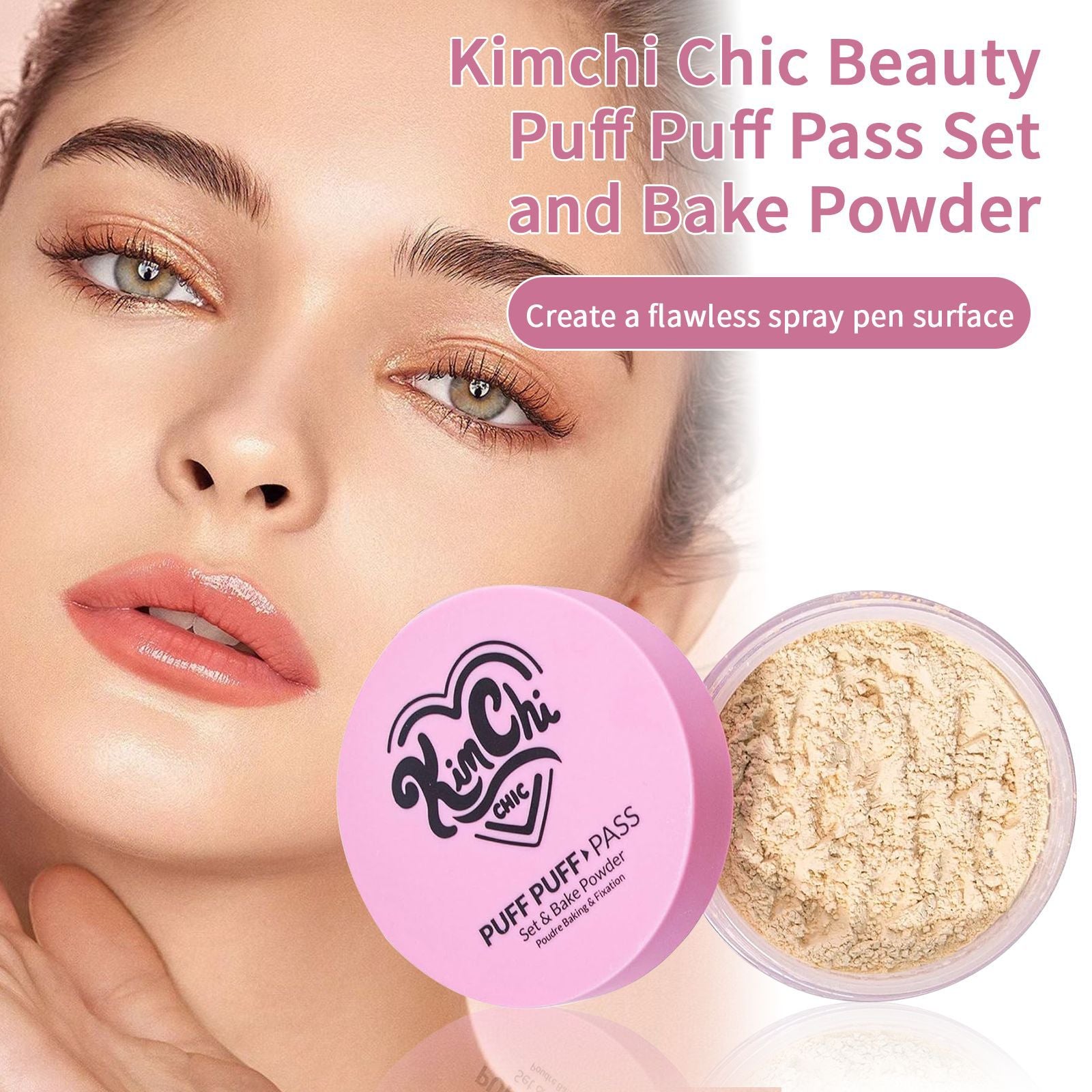 Cross-border New Product Powder Makeup Lightweight Oil Control Matte Breathable Facial Makeup Powder