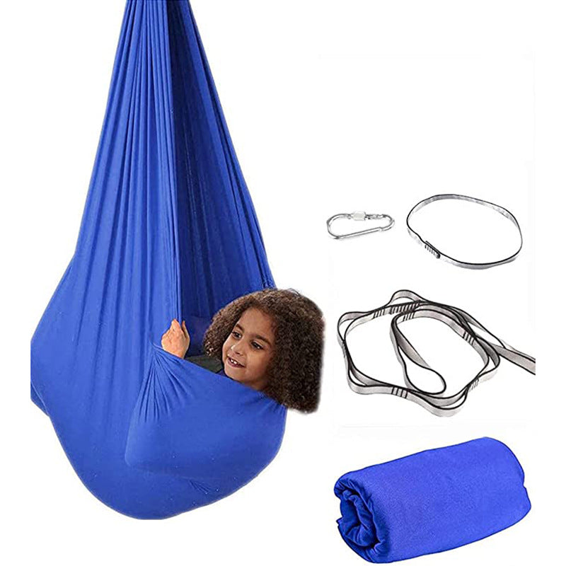 Children&#039;s Elastic Hammock Indoor And Outdoor Swing Children&#039;s Sensory Soft Elastic Swing Hammock Yoga Supplies