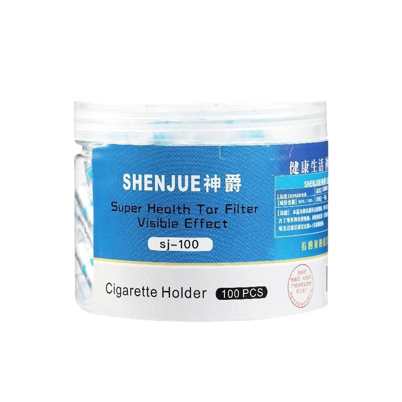 Disposable Cigarette Holder Filter Cigarette Men And Women Purifying Smoke And Clearing The Lungs Disposable Thick And Thin Dual-Use Cigarette Butt Filter Wholesale