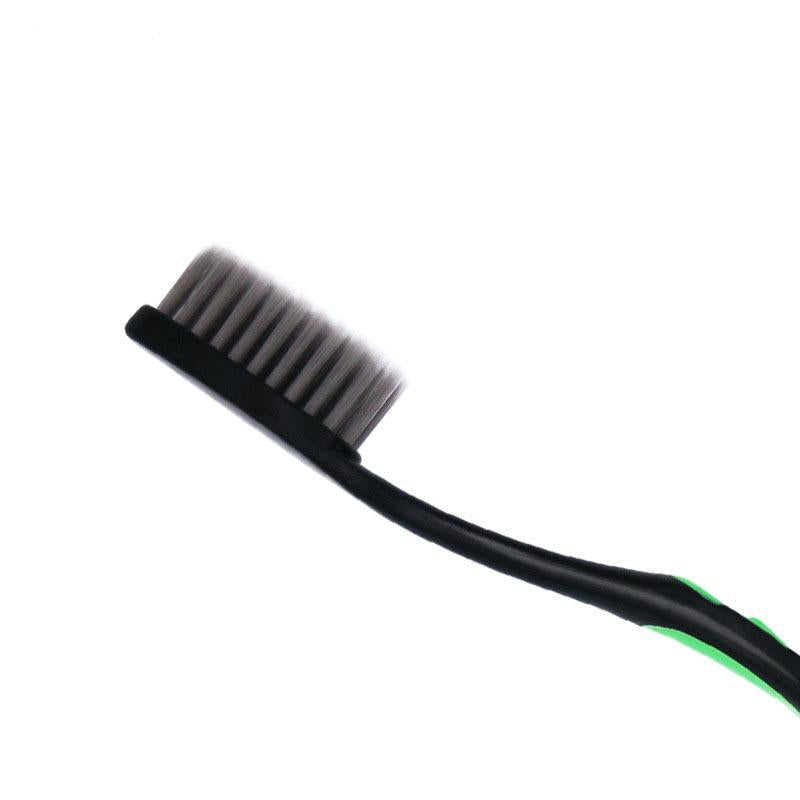 10 Packs Of Soft-bristled Toothbrushes Small Moon Bamboo Charcoal Hair Ultra-fine Ultra-soft Adult Student Toothbrush Family Affordable Package