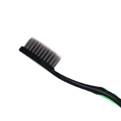10 Packs Of Soft-bristled Toothbrushes Small Moon Bamboo Charcoal Hair Ultra-fine Ultra-soft Adult Student Toothbrush Family Affordable Package