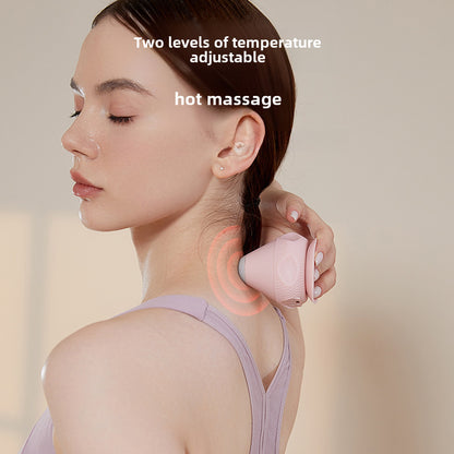 Electric Fascia Ball Adsorption Plantar Shoulder Neck Waist Fascia Relaxation Vibration Hot Compress Silicone Massage Instrument Massage Ball