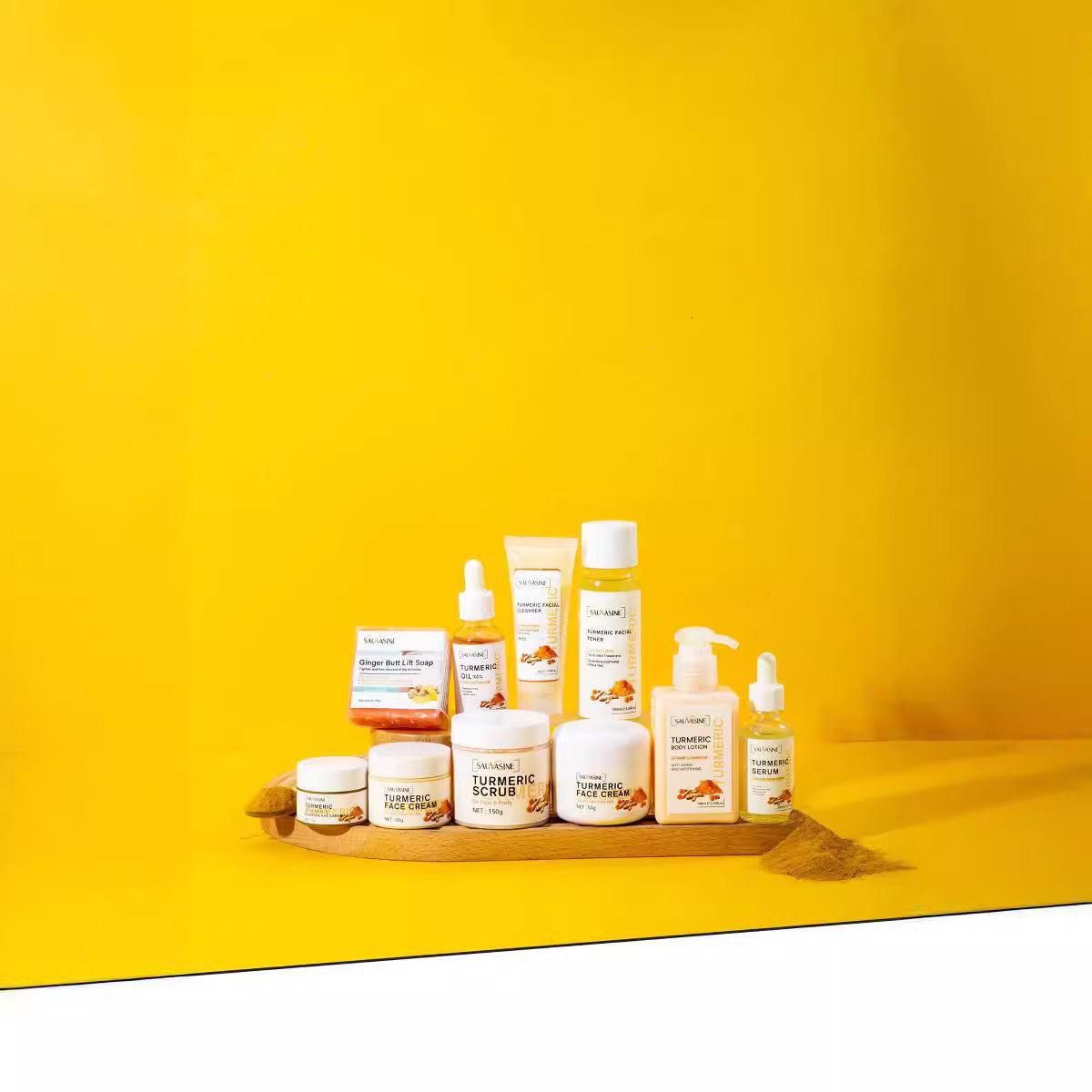 Turmeric 10-piece Set Skin Care Set
