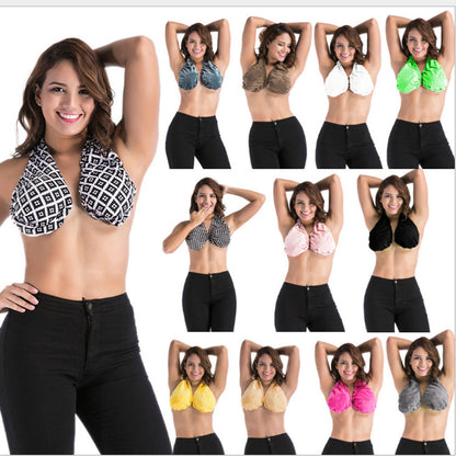 Ebay Amazon Hot Towel Bra Bath Towel Hanging Neck Wrap Chest Big Breast Hanging Neck Breastfeeding Towel Bra AliExpress