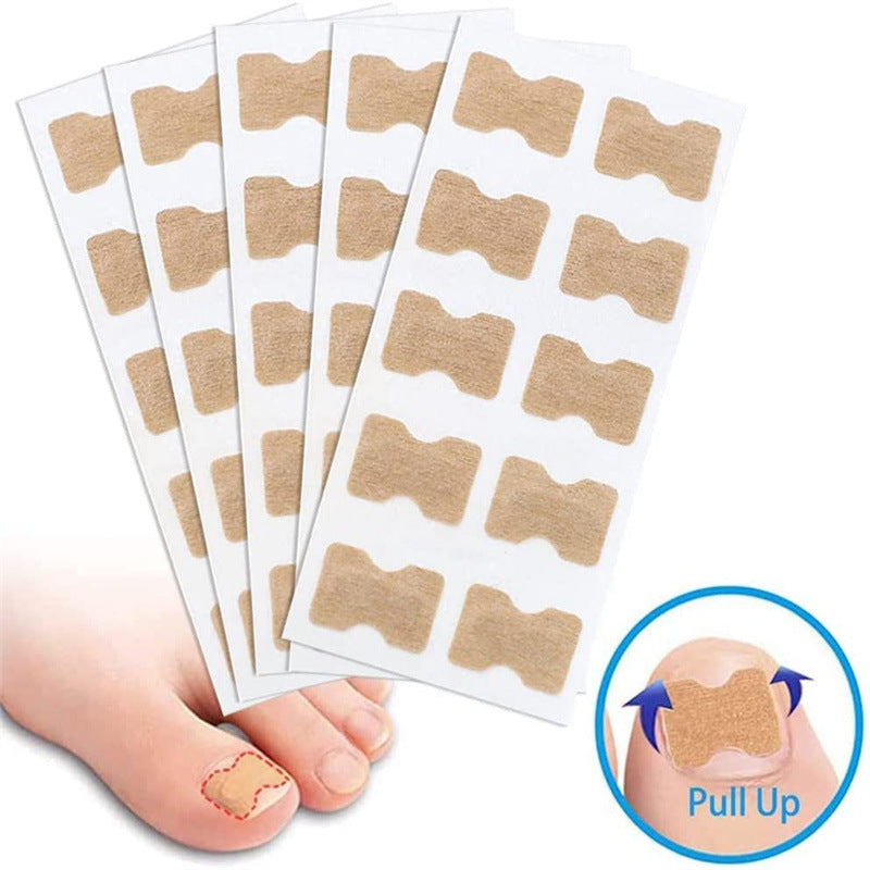 Glue-free Orthopedic Toenail Groove Inlay Corrector Onychomycosis Toe Care Corrector Inflammation Toenail Patch