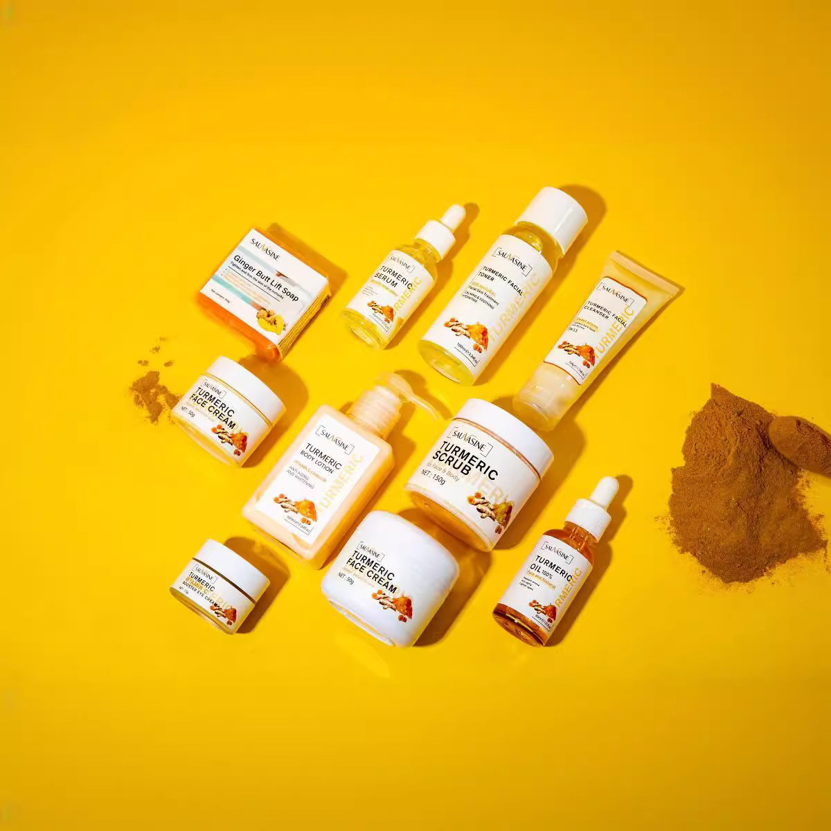 Turmeric 10-piece Set Skin Care Set