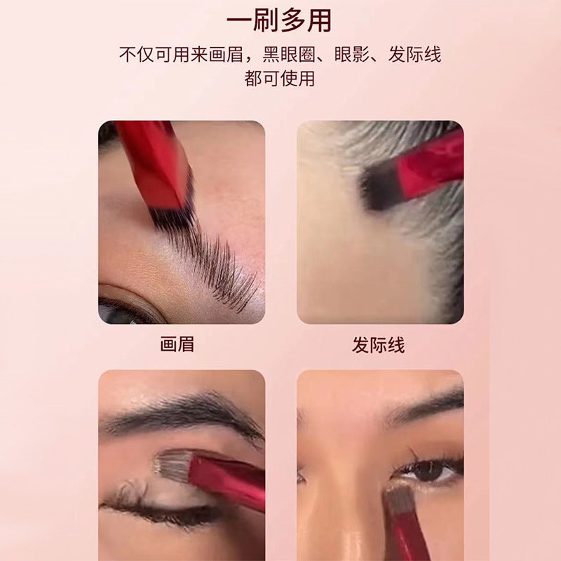 New Cross-border Wild Eyebrow Brush Eyebrow Drawing Artifact One Brush Multifunctional Eyebrow Brush Hairline Brush Eyebrow Brush
