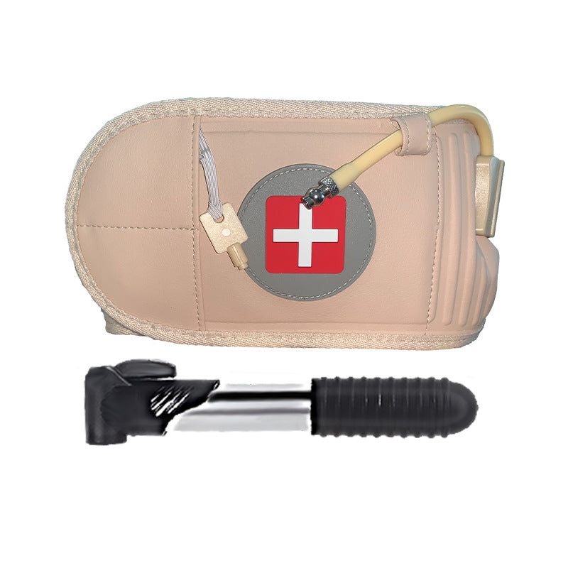 Inflatable Waist Belt Pu Leather Lumbar Disc Protrusion Relieves Low Back Pain Adult Support Fixed Waist Protector