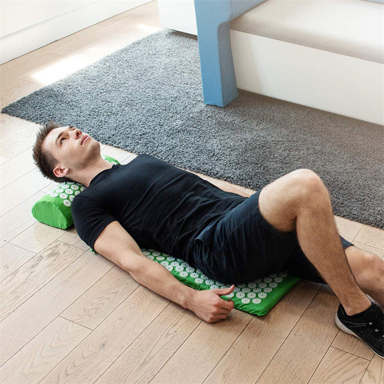Yoga Mat Acupuncture Point Massage Acupuncture Massage Mat Pillow Muscle Relaxation Acupuncture Mat