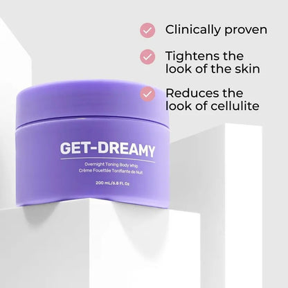 GET-DREAMY Toner Body Milk Moisturizing Firming Night Cream Milk Thistle Ingredients Improve Skin