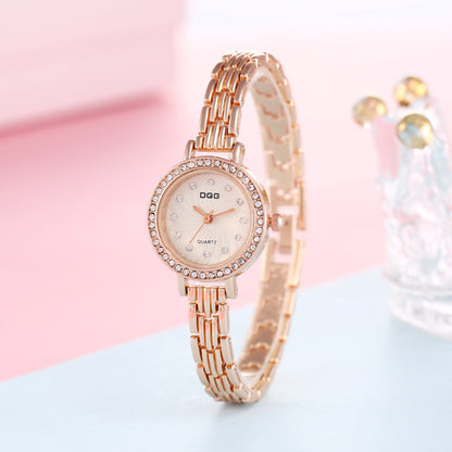 Exquisite Simple Thin Belt Small Dial Quartz Bracelet Mother-of-pearl Ladies Watch