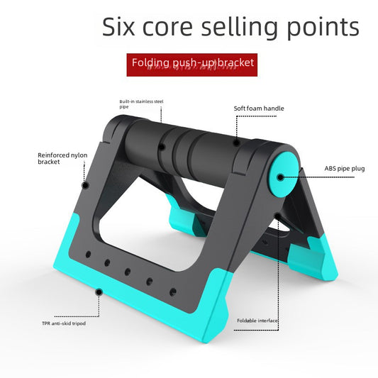 Nylon + TPR + Stainless Steel Push-Up Training Board Bracket