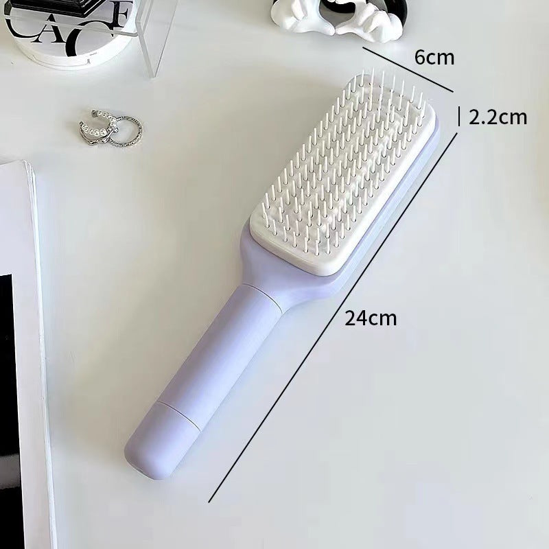 Rotary Lifting Hair Comb One-button Cleaning Telescopic Massage Comb Air Cushion Air Bag Comb Women&#039;s Anti-static Hair Comb