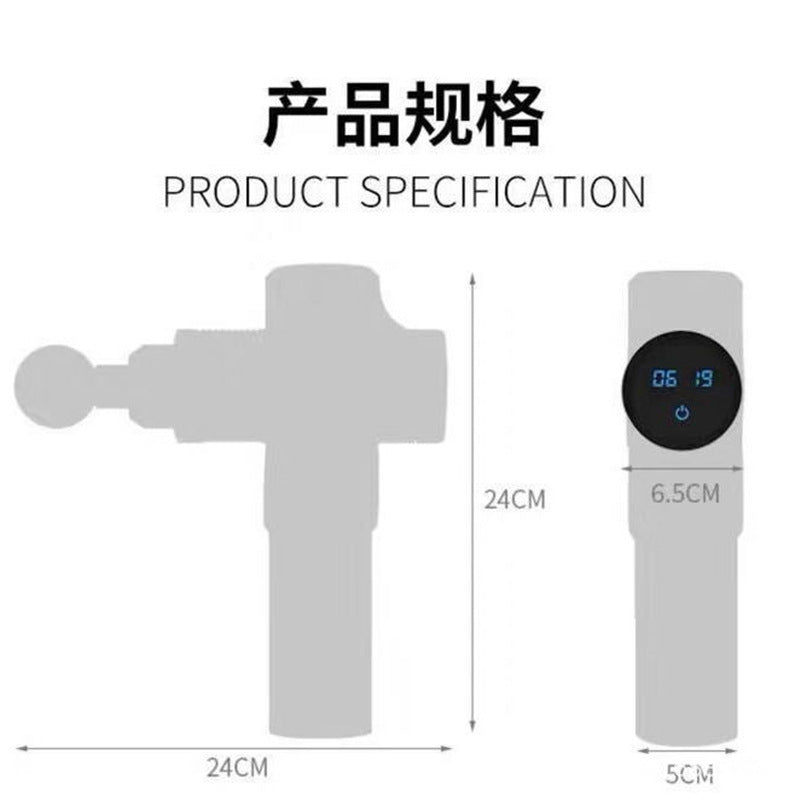 30 Gears 6 Massage Heads Fascia Gun Massage Gun Home