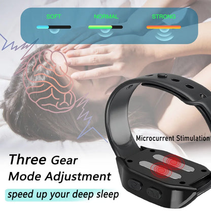 Sleep Aid Watch Microcurrent Pulse Sleeping Anti-anxiety Insomnia Hypnosis Device Relief Relax Hand Massage Pressure Soothing - Sleep &amp;amp;amp;amp;amp; Snoring