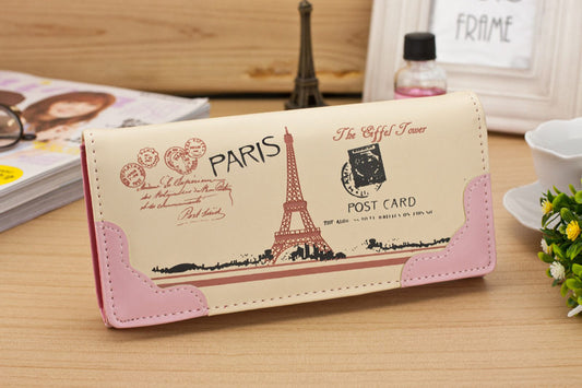 New women&#039;s wallet color printing fashion wallet card wallet