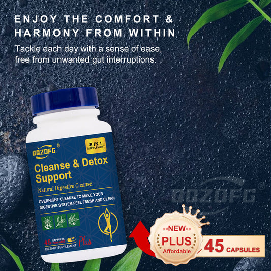 15daycleanse45 - Gut and Colon Support | CAaffeine Free | Advanced Formula with Senna, Cascara Sagrada, &amp; Psyllium Husk | Non-GMO |