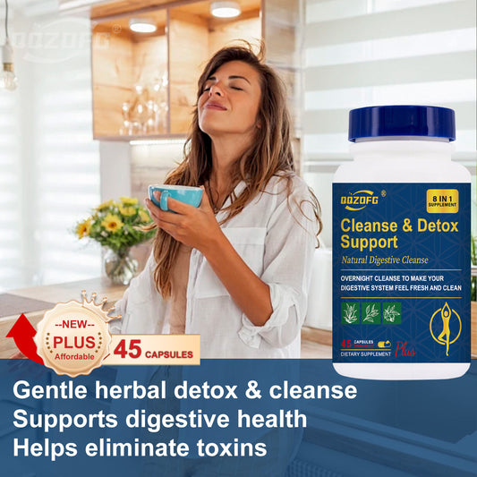 15daycleanse45 - Gut and Colon Support | CAaffeine Free | Advanced Formula with Senna, Cascara Sagrada, &amp; Psyllium Husk | Non-GMO |