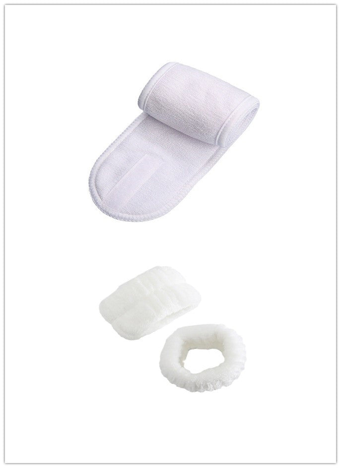 Face Wash Wristband Hand Strap Hair Band Set