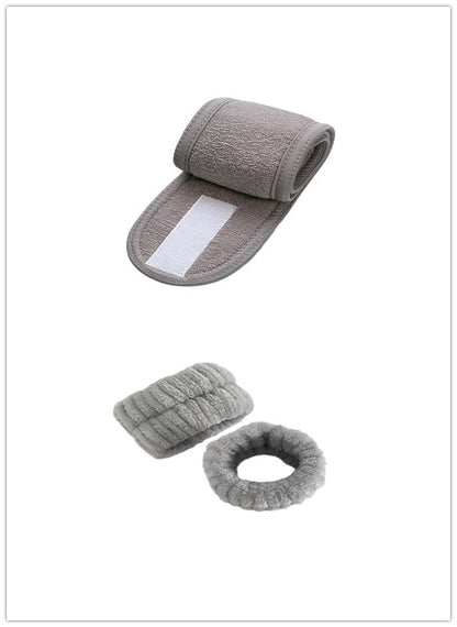 Face Wash Wristband Hand Strap Hair Band Set