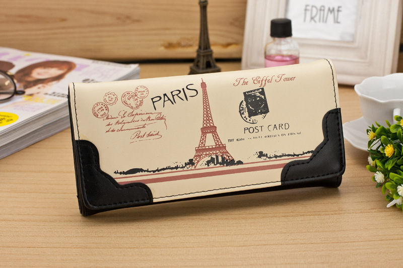 New women&#039;s wallet color printing fashion wallet card wallet