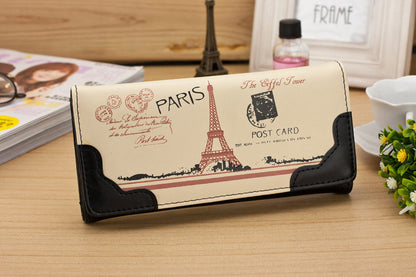 New women&#039;s wallet color printing fashion wallet card wallet
